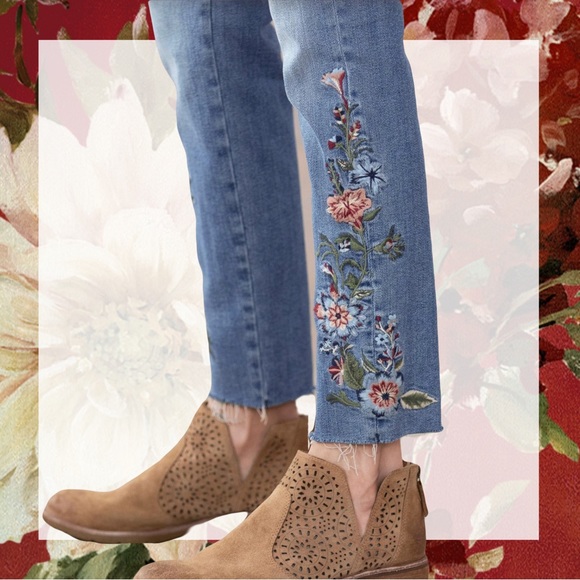 DRIFTWOOD Jackie Bloom Jasper Ankle Jeans size 27 NWT! - Picture 8 of 9